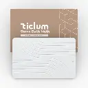 Alfombra de baño de diatomita blanca · Secado rápido y antideslizante